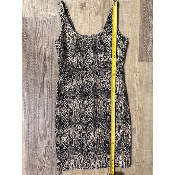 Michael Michael Kors Dress 6 Snake Print Sleeveless Lined Sheath EUC - Picture 3 of 6